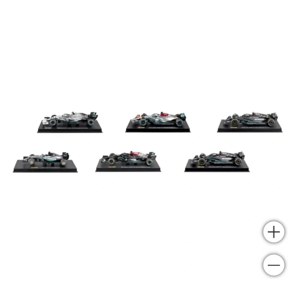New Bburago 1:43 Mercedes Formula Racing Die-cast Model 6-pack